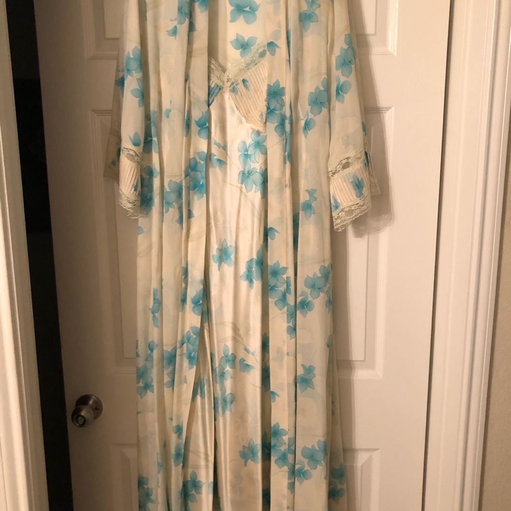 Vintage Silk Sleep Set Peignoir